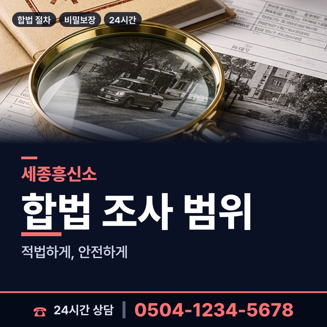 세종 한솔동 재산은닉조사 상담 안내