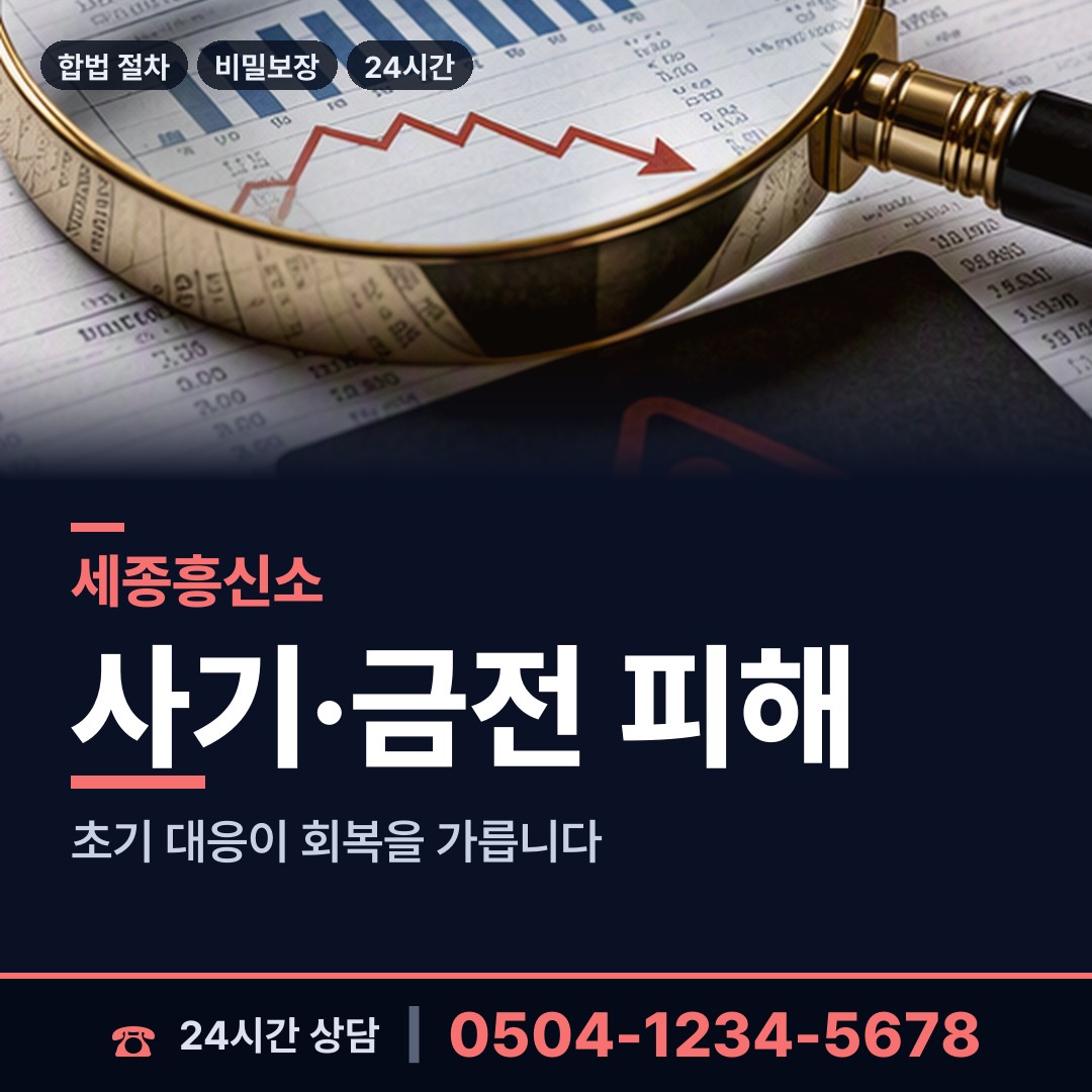 세종 한솔동 소재파악 상담 안내